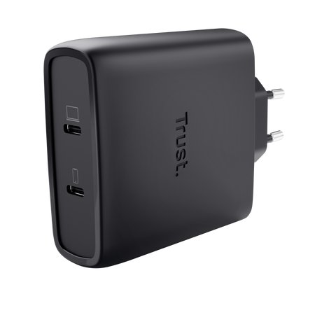 Trust Maxo 100W 2ja tengja USB-C GaN hleðslutæki