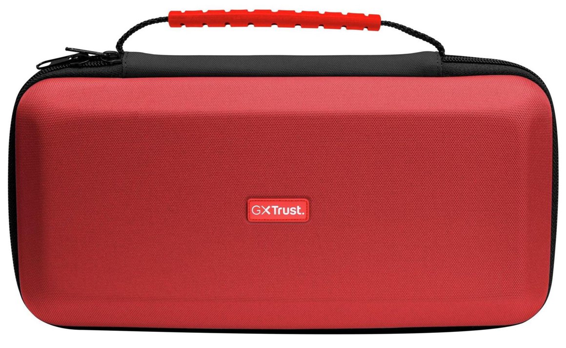 Image of Trust GXT 1252RB XL Hardcase taska fyrir Switch 2, rauð og blá