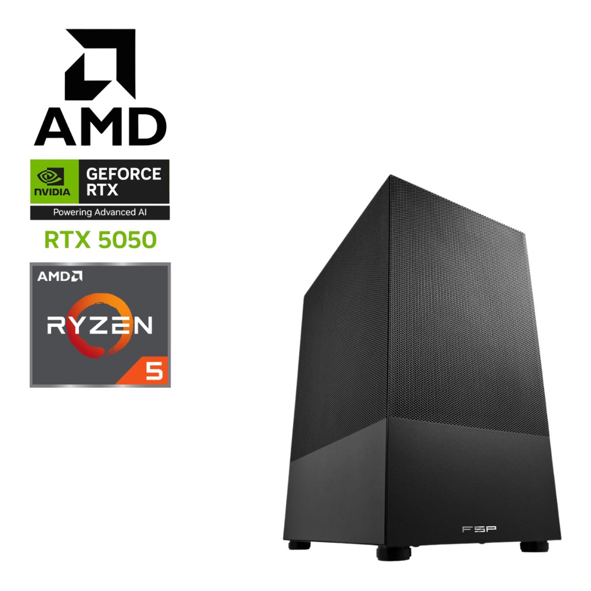 Image of Turntölva AMD 1 7500F/16GB/RTX5050/1TB