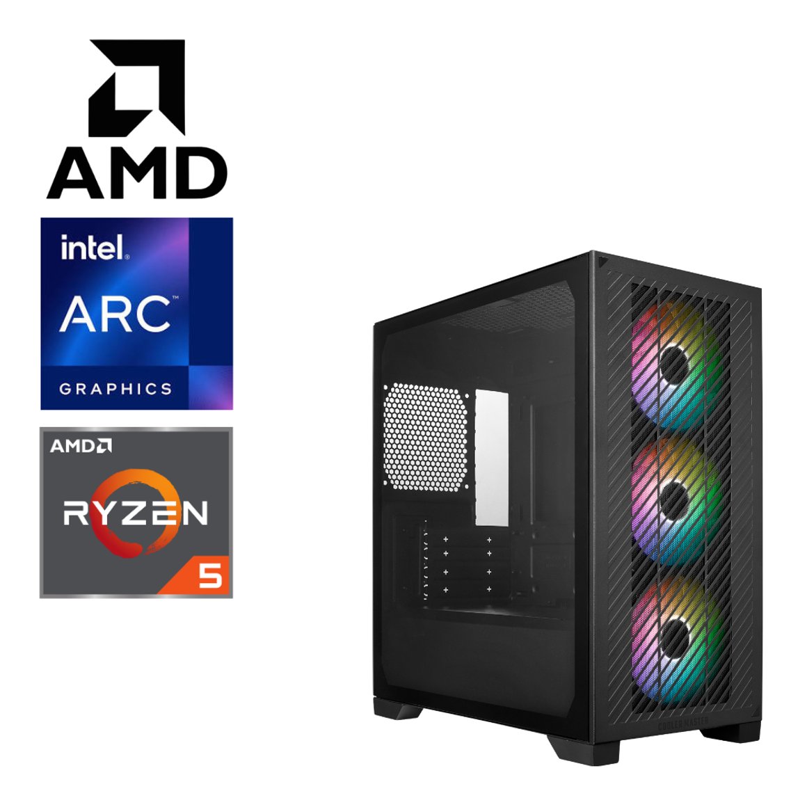 Image of Turntölva AMD 2 7600/16GB/Intel B850 12GB/1TB