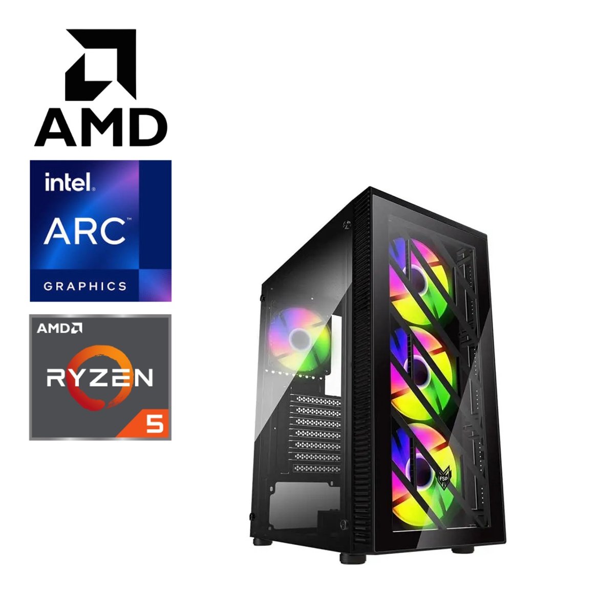 Image of Turntölva AMD 2 7500F/16GB/Intel B850 12GB/1TB