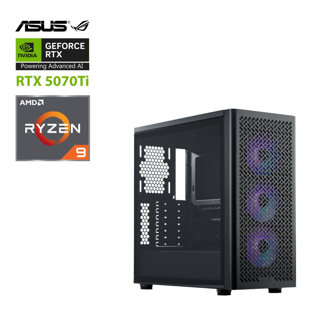 Image of Turntölva AMD 4 9900X/32GB/5070Ti 16GB/2TB