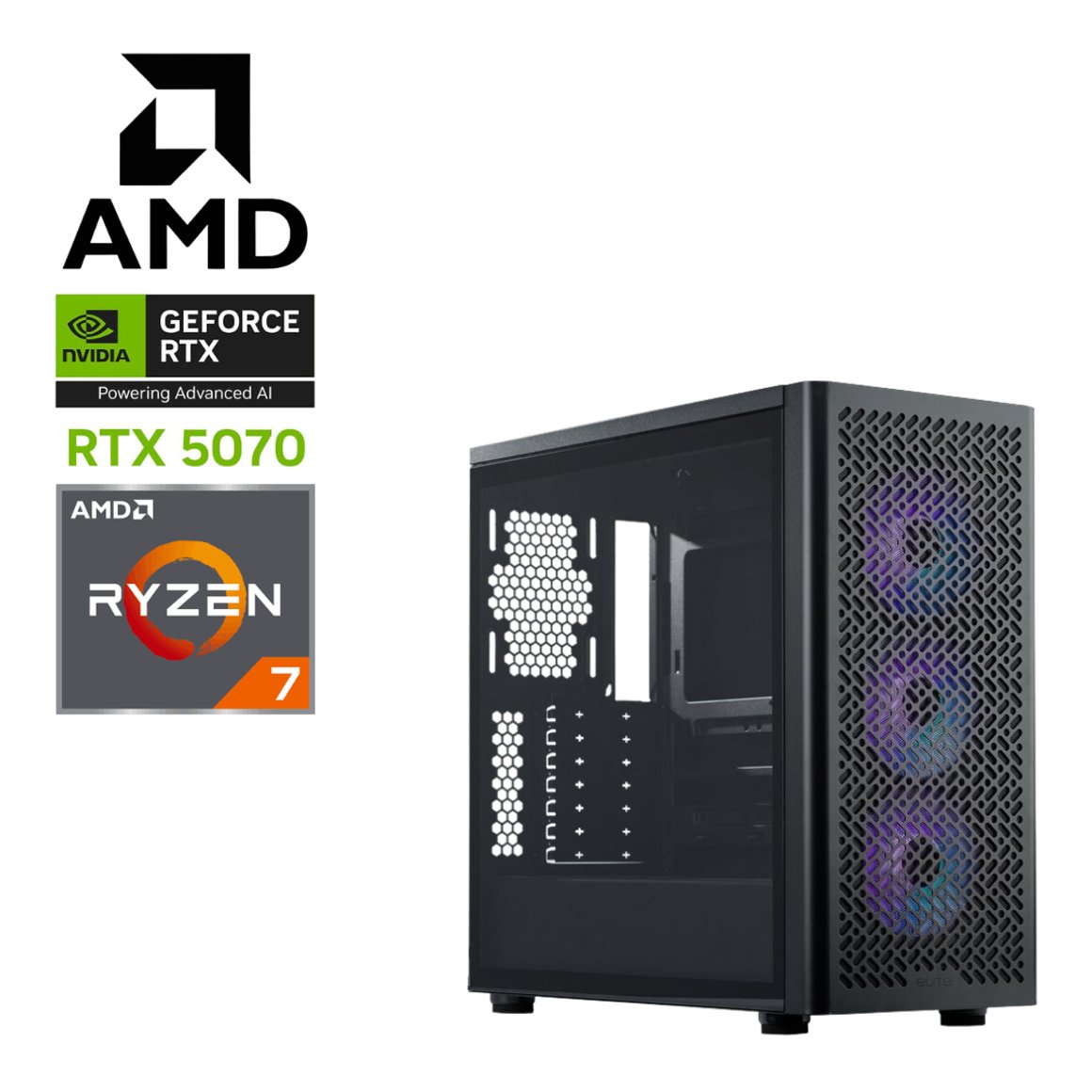 Image of Turntölva AMD 4 7800X3D/32GB/5070 12GB/1TB
