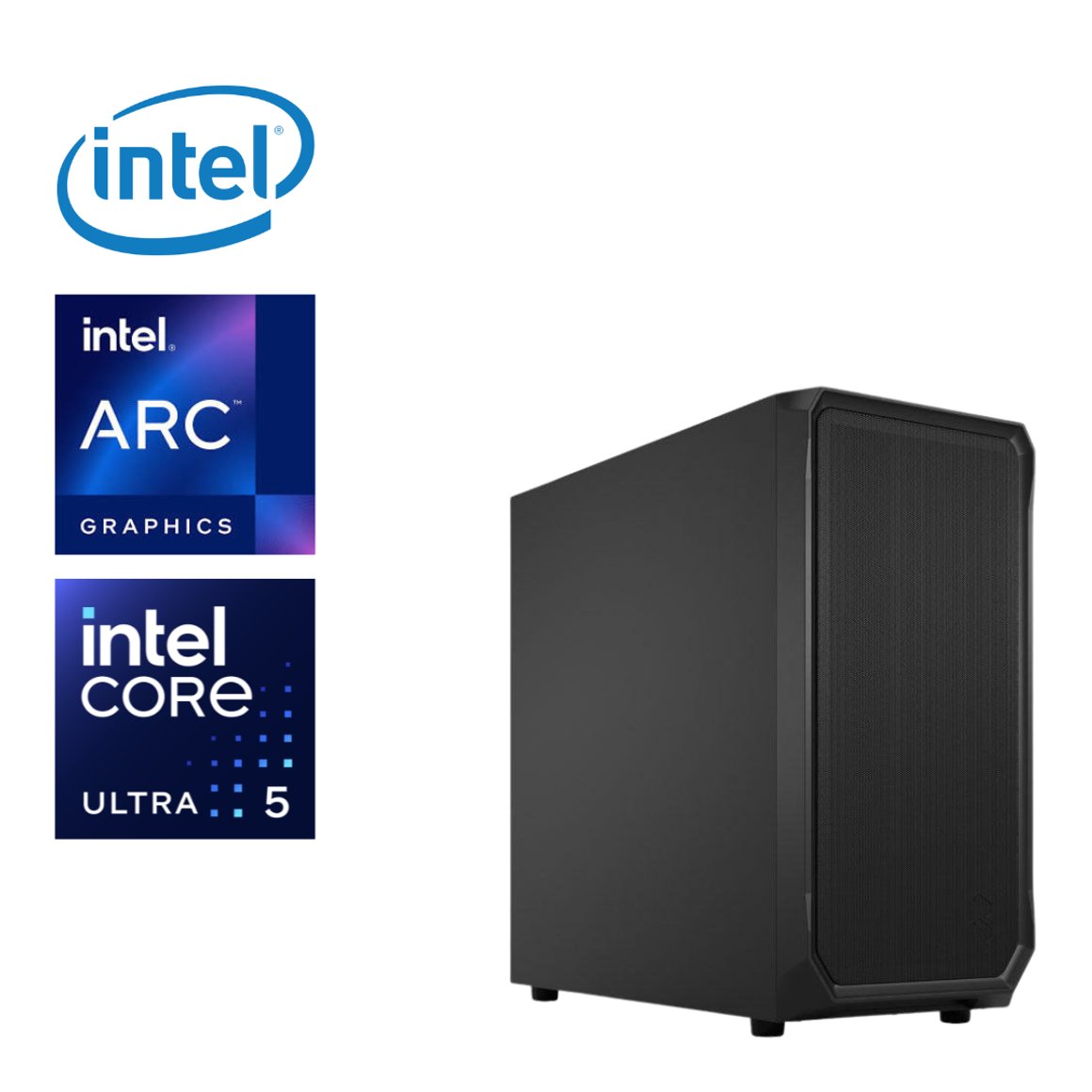 Image of Turntölva Intel 3 Ultra 5 225F/16GB/Arc B580 12GB/1TB