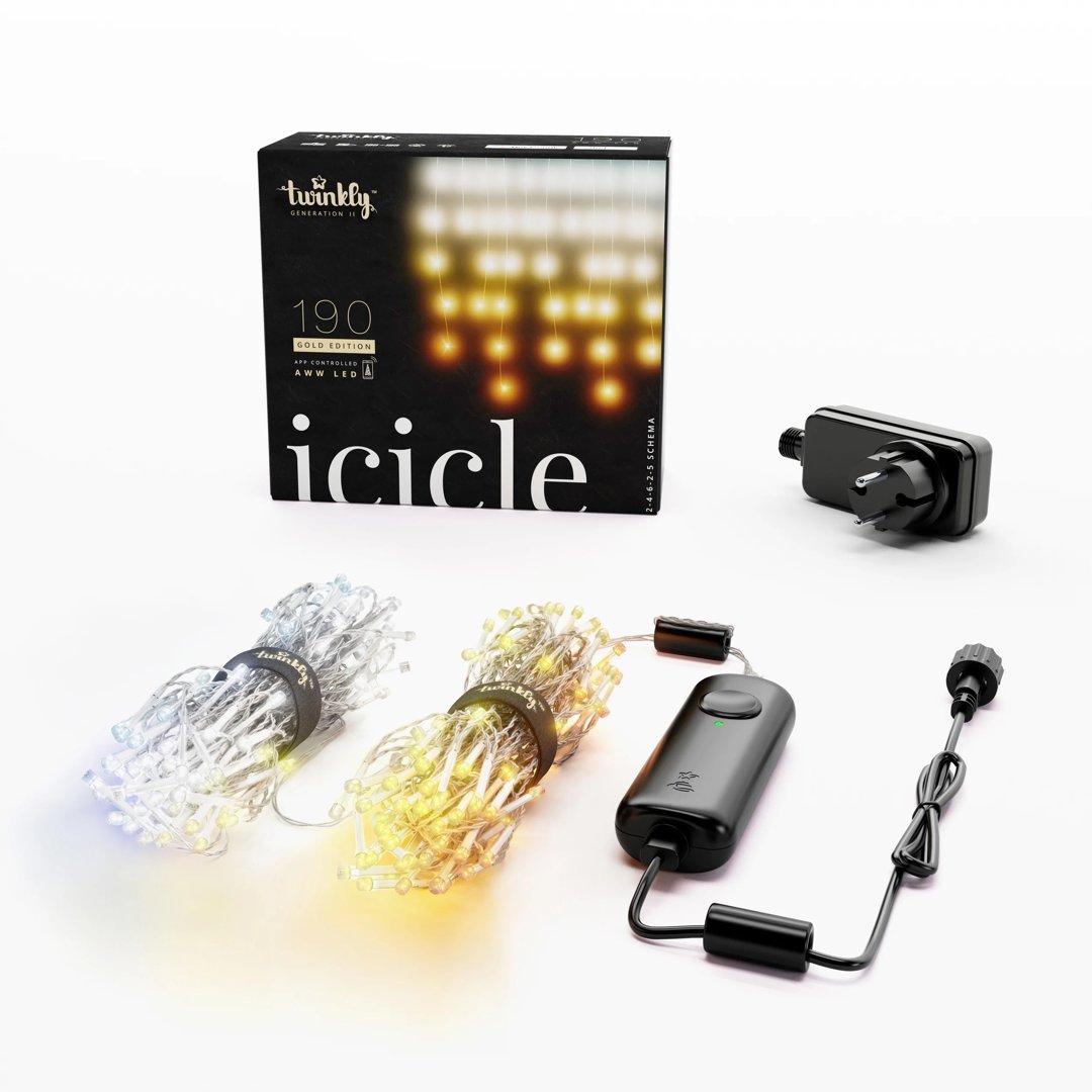 Twinkly 190 ljósa snjall LED grílukertasería