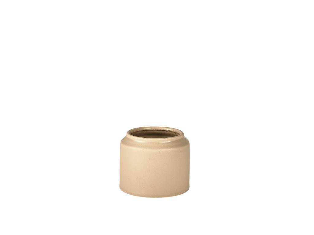 Villa Collection Blómapottur 12,3x10cm leir sand