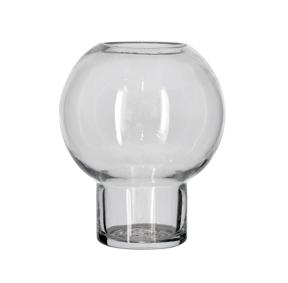 Image of Villa Collection Vasi 13 x15,5cm gler Kalt clear