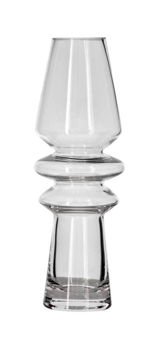 Image of Villa Collection Vasi 25x9cm gler Trio clear
