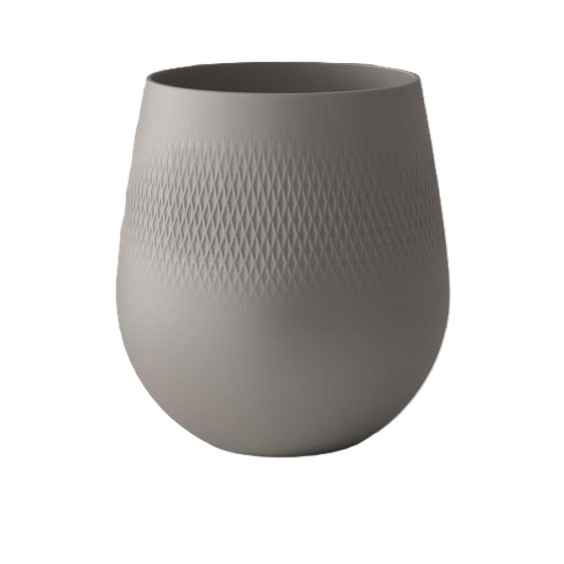 Image of Villeroy & Boch Manufacture Collier taupe vasiCarré stór