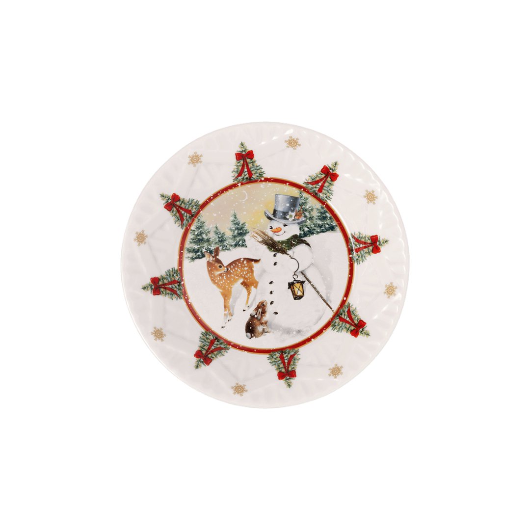 Villeroy & Boch Toys Fantasy skál 17cm Snjókarl og dýr
