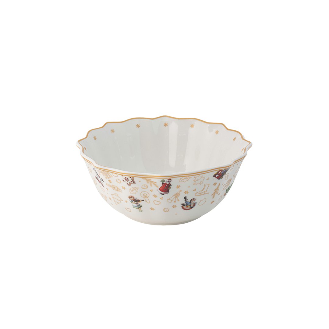 Image of Villeroy & Boch Toys Delight jólaskál gull/hvít