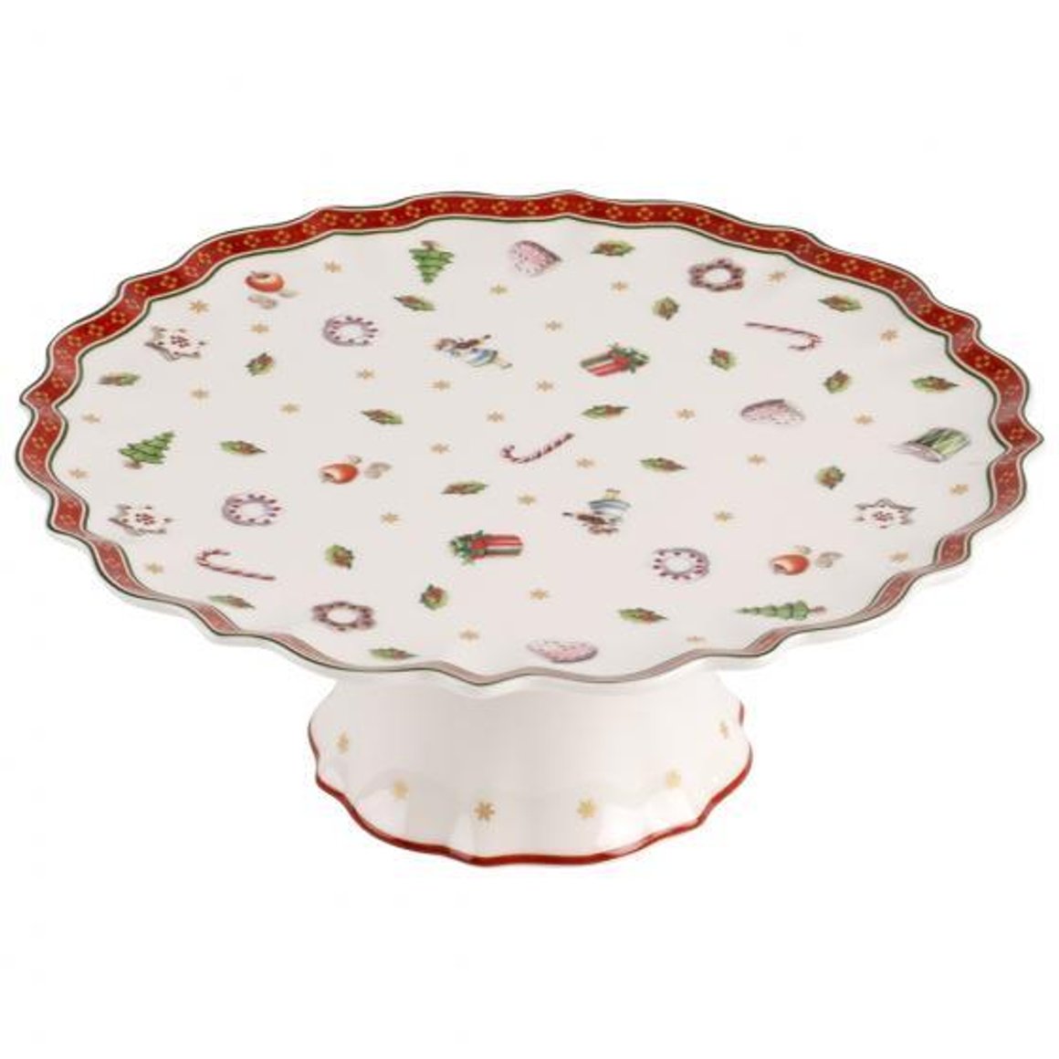 Image of Villeroy & Boch Toys Delight jóla kökudiskur á fæti 21cm