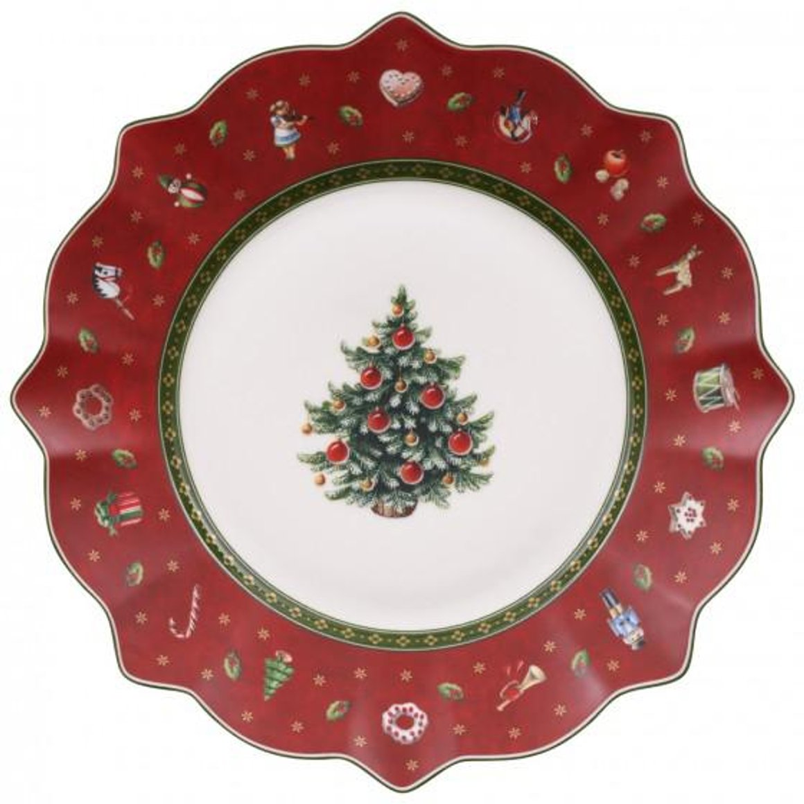 Image of Villeroy & Boch Toys Delight jóla diskur rauður 24cm