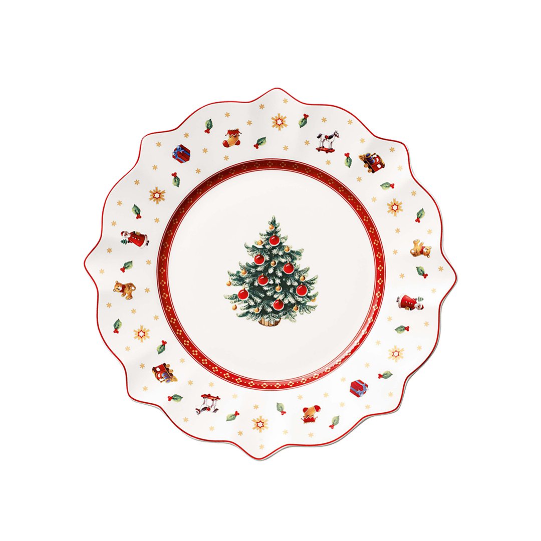 Villeroy & Boch Toys Delight jóladiskur hvítur 24cm