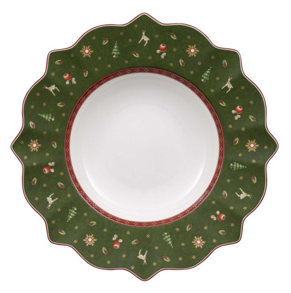 Villeroy & Boch Toys Delight djúpur diskur, grænn 26cm