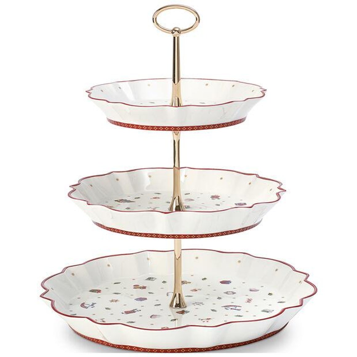 Image of Villeroy & Boch Toys Delight 3ja hæða jóladiskur 33cm