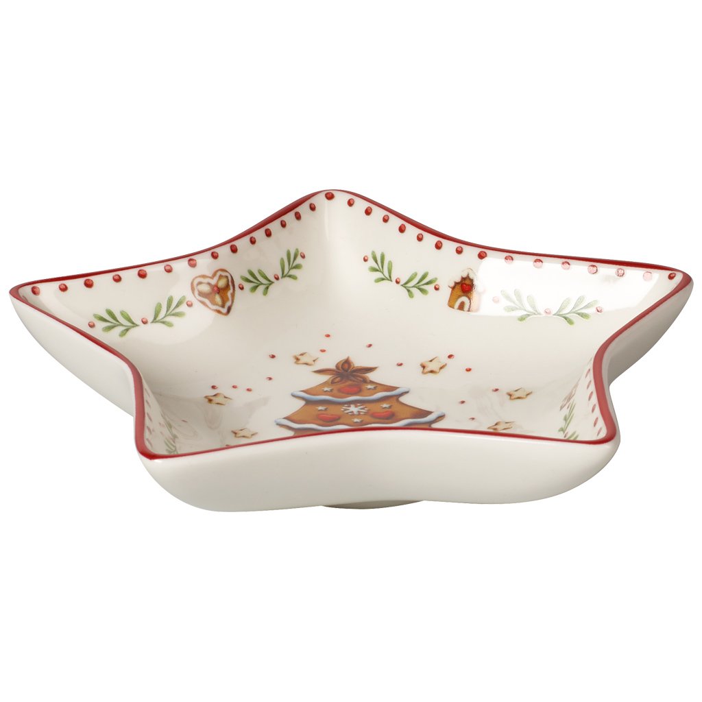 Image of Villeroy & Boch Winter Bakery jólaskál stjarna, piparkökur 24,5cm