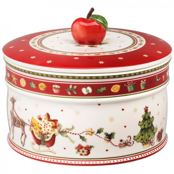 Image of Villeroy & Boch Winter Bakery jólasmákökubox stórt 13x17cm