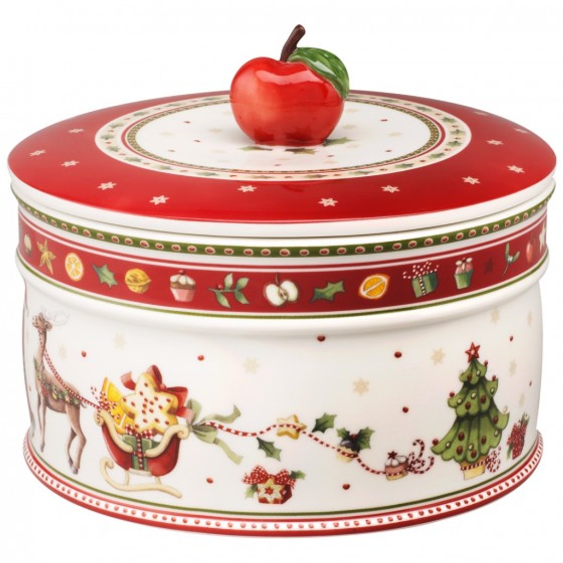 Image of Villeroy & Boch Winter Bakery jólasmákökubox stórt 13x17cm