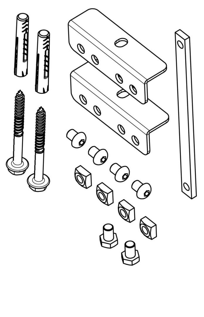Vogels Kit f.Tvo skjái f.PFB34xx