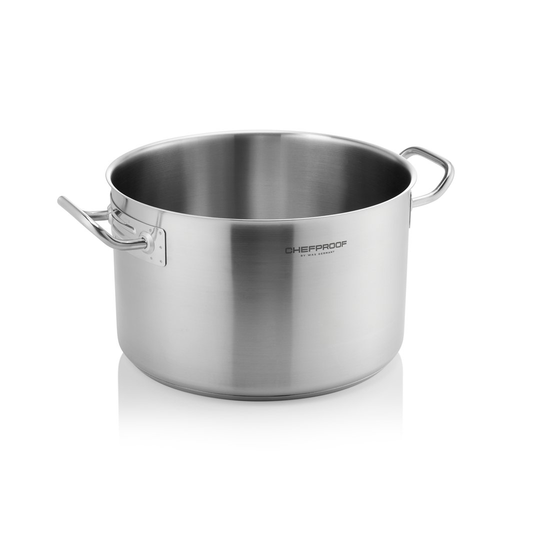 Image of Was Chefproof Pottur stál 36cm 22ltr 18/10