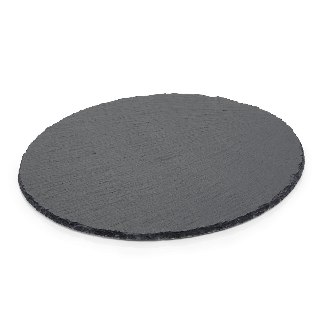 Image of Was Bakki steinn 38cm hringur Natural slate plate