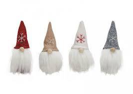 Image of Wurm Jólaálfar m/filthúfu 4mism 1stk