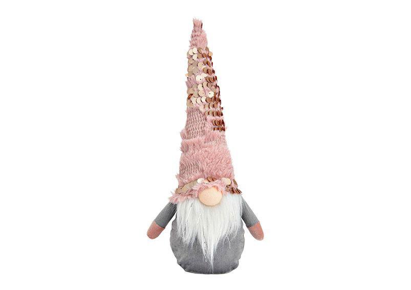 Wurm Jólaálfur mjúkur 30cm bleikur