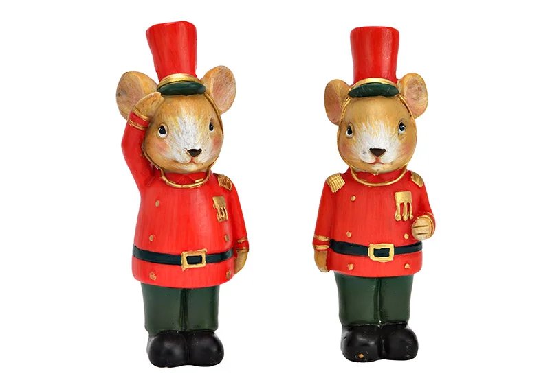 Image of Wurm Músastytta rauð 12cm 1stk 2mism