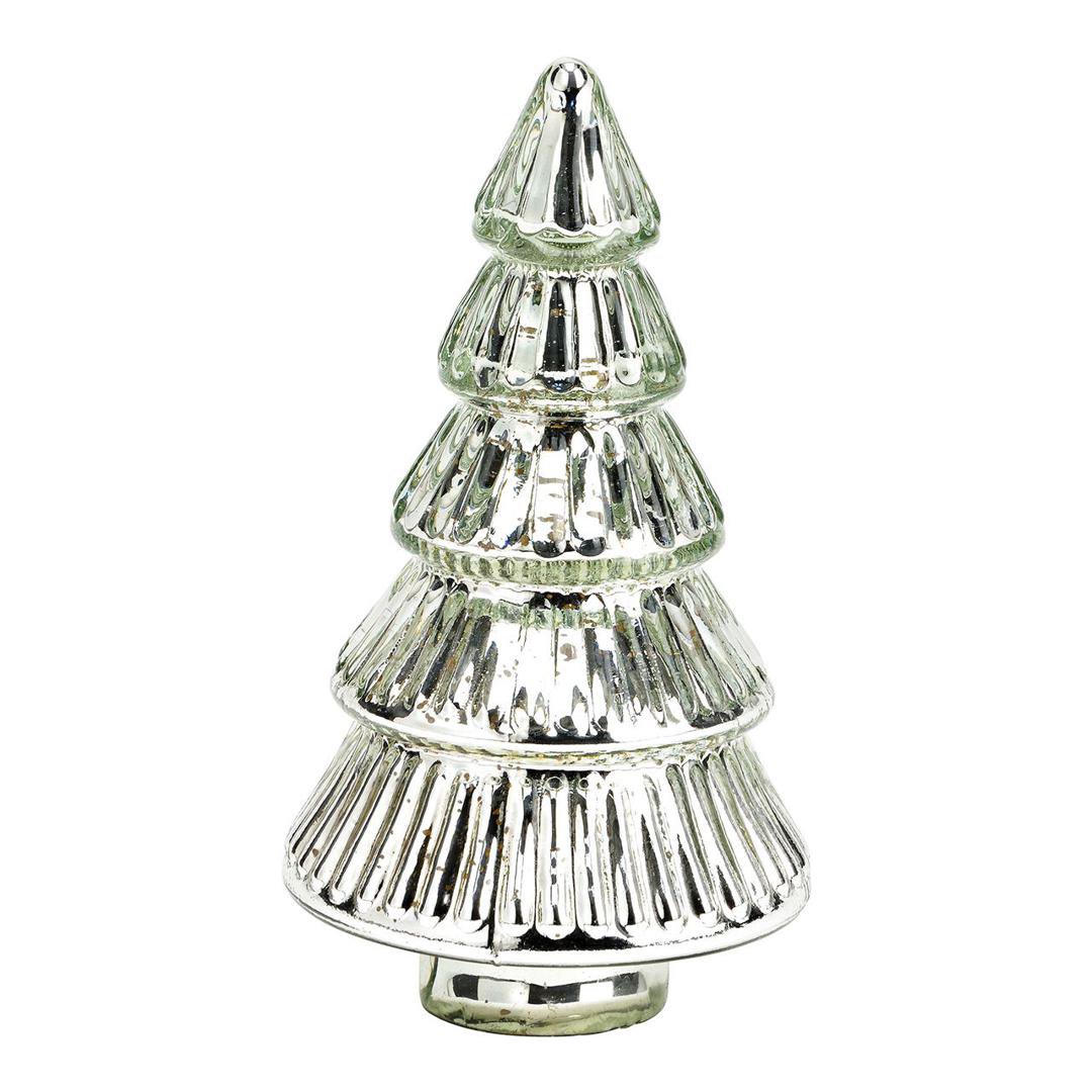 Image of Wurm Jólatré gler 18cm silfur