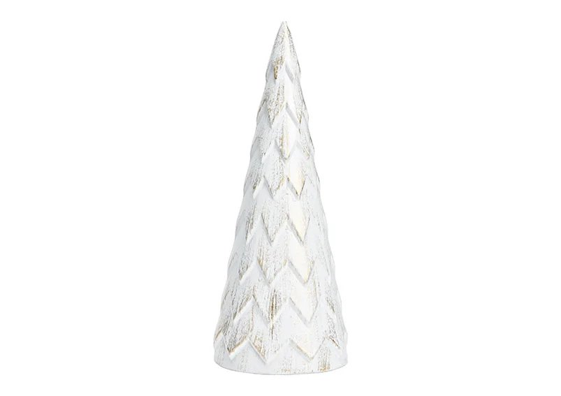 Wurm Jólatré hvítt 30cm