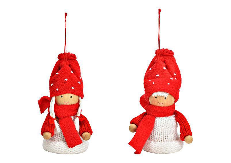 Image of Wurm Upphengi á jólatré, jólafígúrur 11cm 2mism