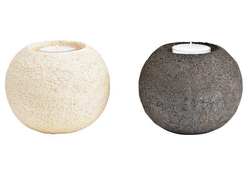 Wurm Kertastjaki h:8cm leir 2 mismunandi white/black 1stk