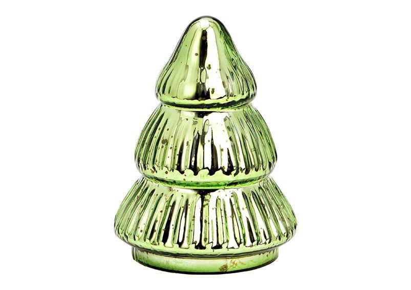 Image of Wurm Jólatré gler 12cm grænt