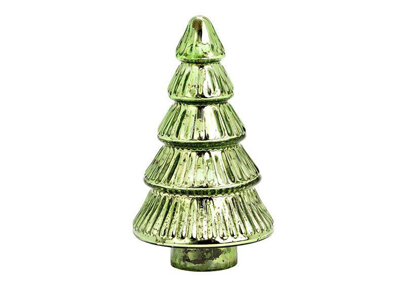 Image of Wurm Jólatré gler 20cm grænt