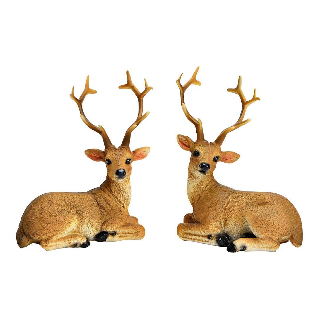 Image of Wurm Hreindýr liggjandi 8x10x5cm 2mism