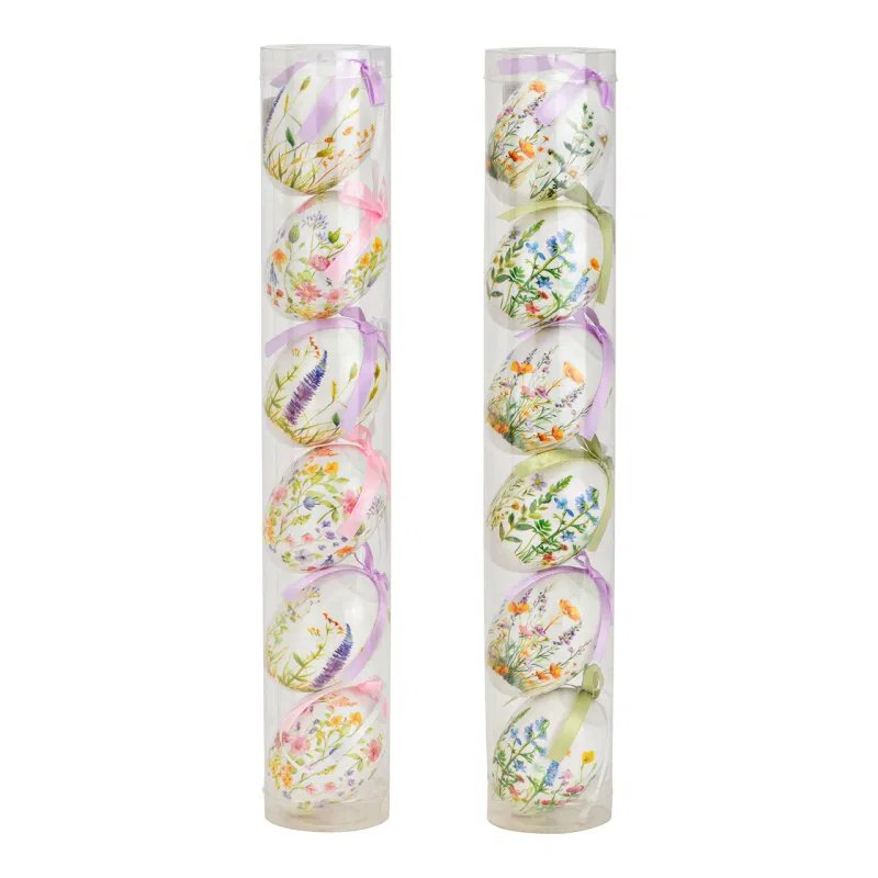 Image of Wurm Páskaegg upphengi 4x6x4cm 6stk í pakka 2mism