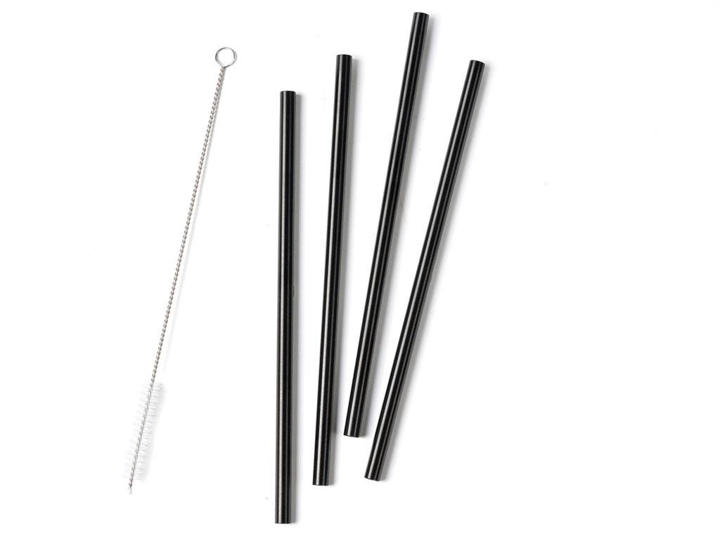 Zone Rocks rör stál 21.5cm 4stk black
