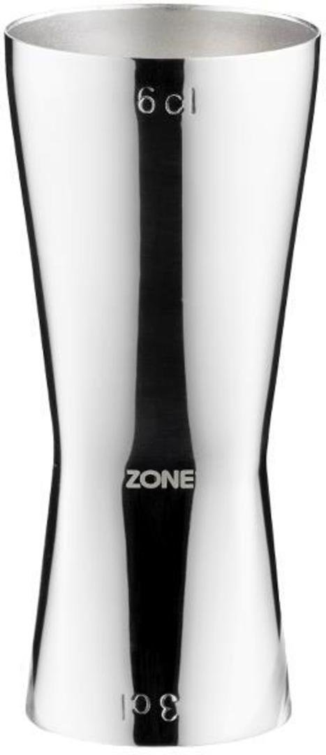 Zone Rocks sjússamælir 3/6cl polished steel