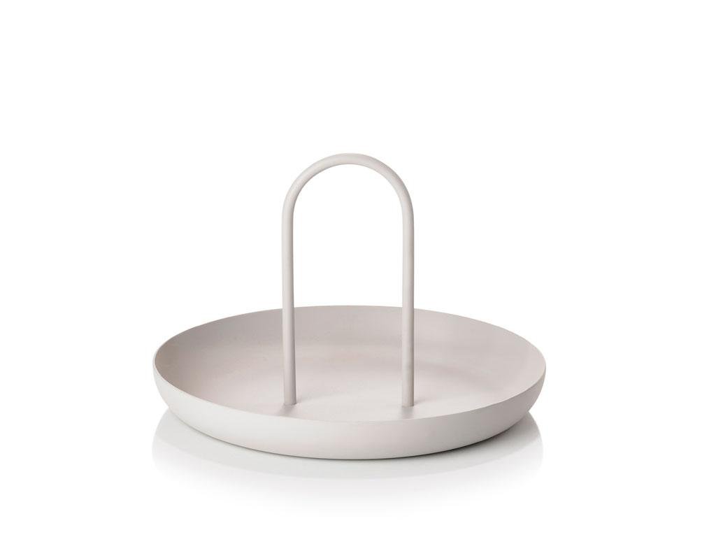 Zone Singles bakki kringlóttur m. handfangi warm grey