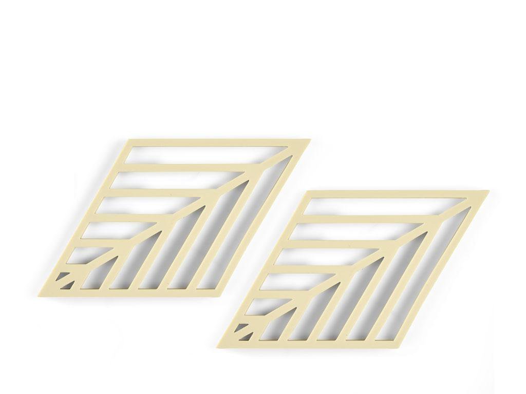 Zone Hitaplattar 2stk Rhombus Leaf pear