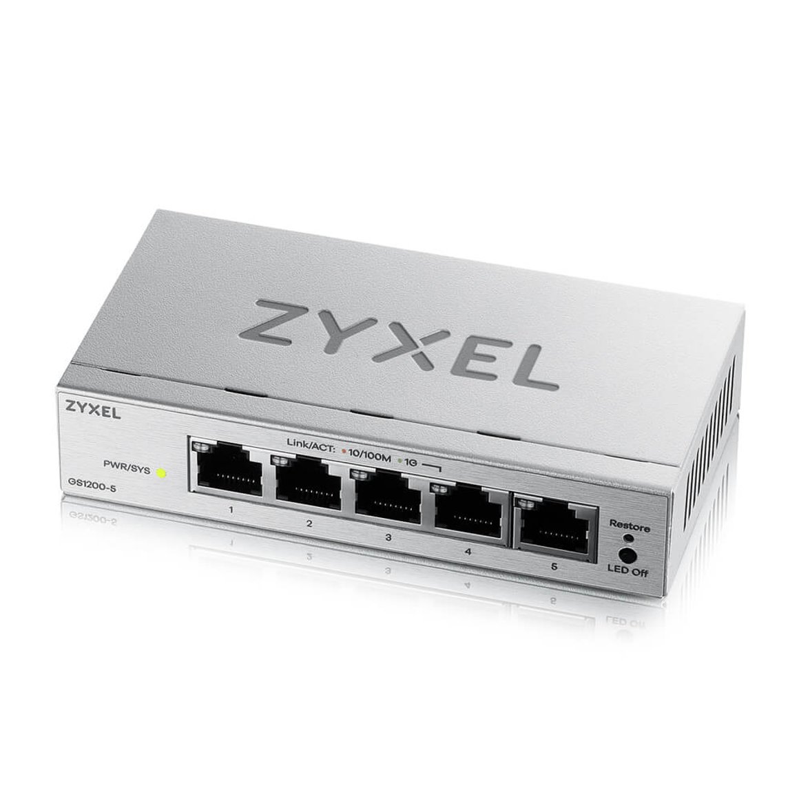 Zyxel GS1200 v3 5 tengja webmanaged switch
