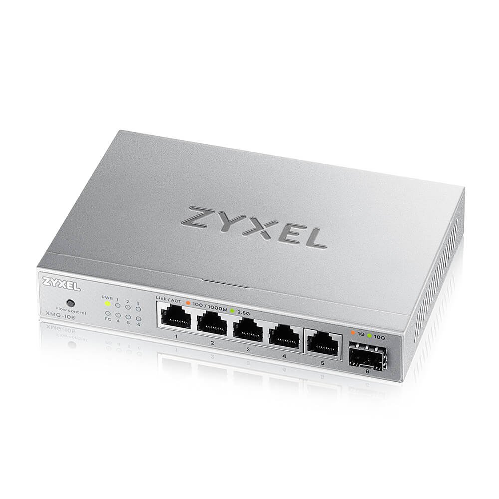 Image of Zyxel XMG-105 2,5 Gbps 5 tengja switch