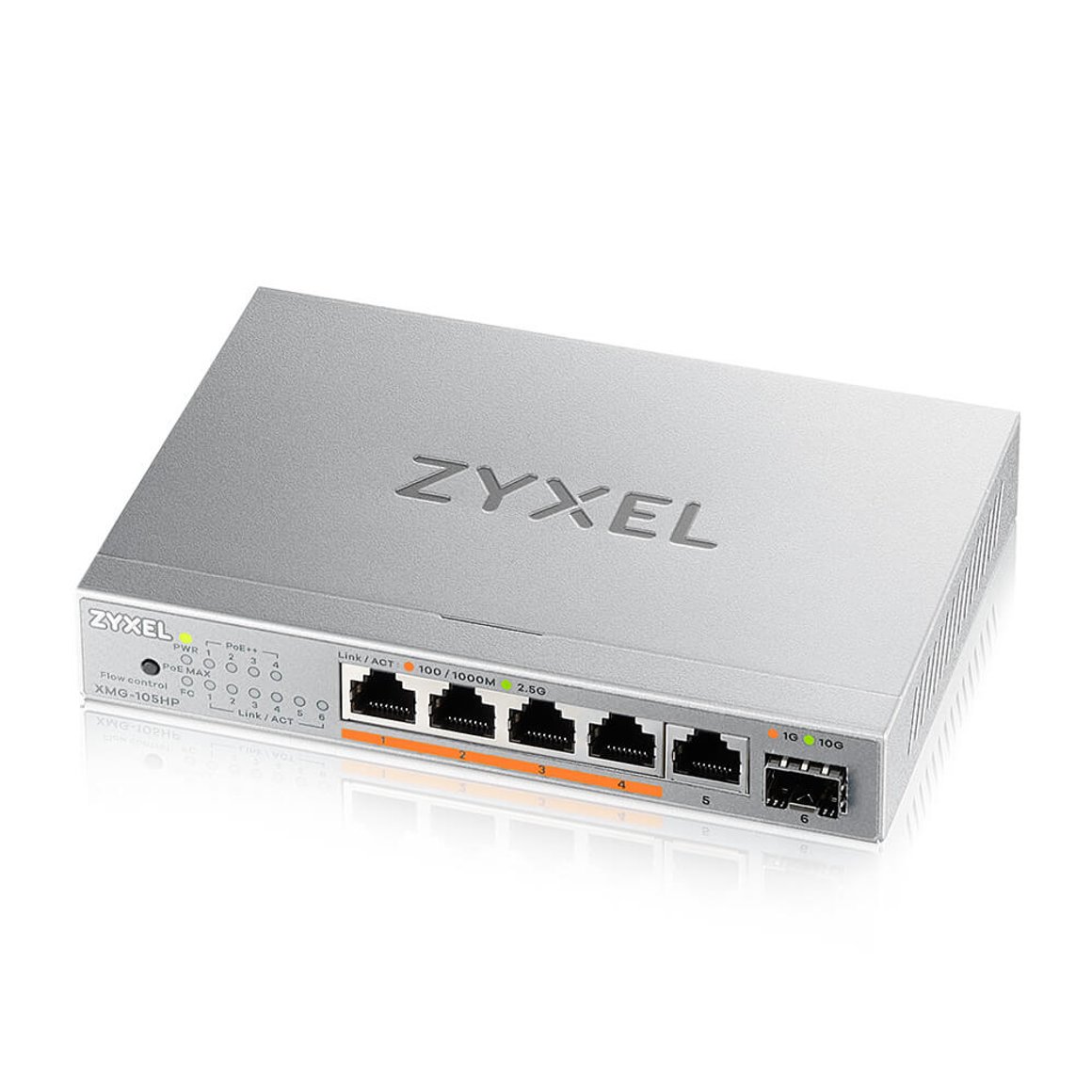 Image of Zyxel XMG-105HP 2,5 Gbps PoE 5 tengja switch